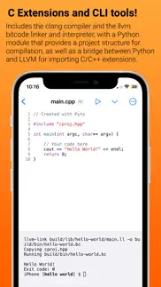 pyto - python 3 iPhone Captures Décran 2
