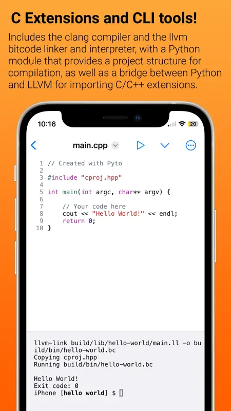 Pyto IDE screenshot 2 of 8