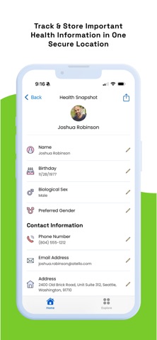 HealthVine iPhone screenshot