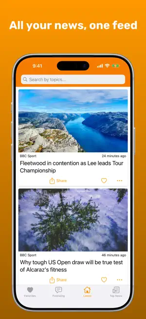 AnyNews: World News & Papers screenshot 1