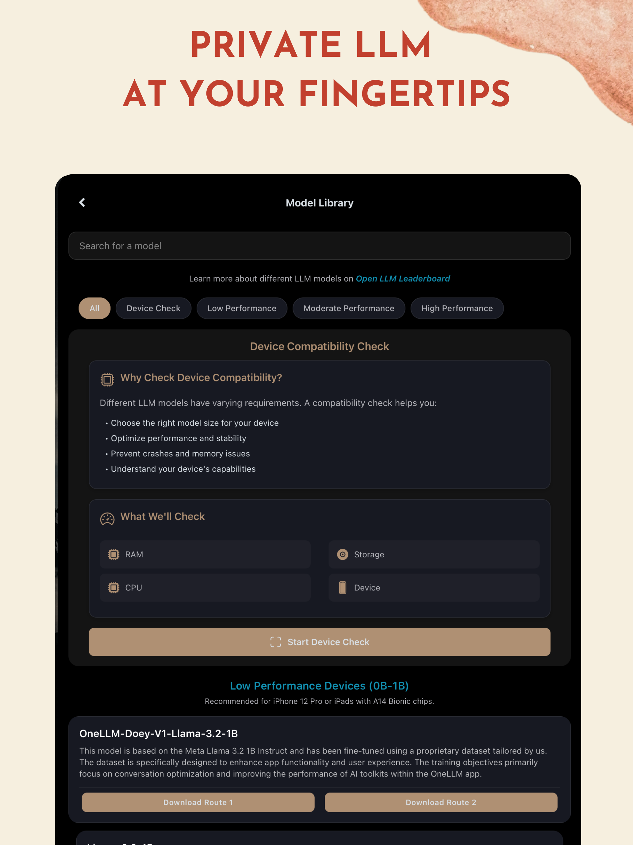 OneLLM : Private & Online LLM