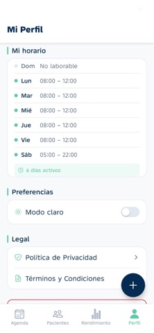 AgendaFisio Screenshot 3 of 4