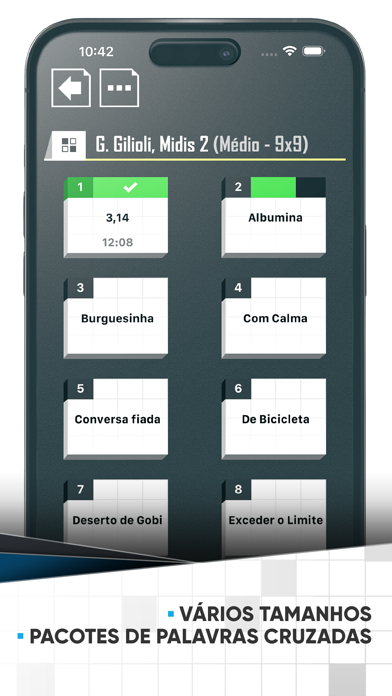 Palavras Cruzadas - Português Screenshot