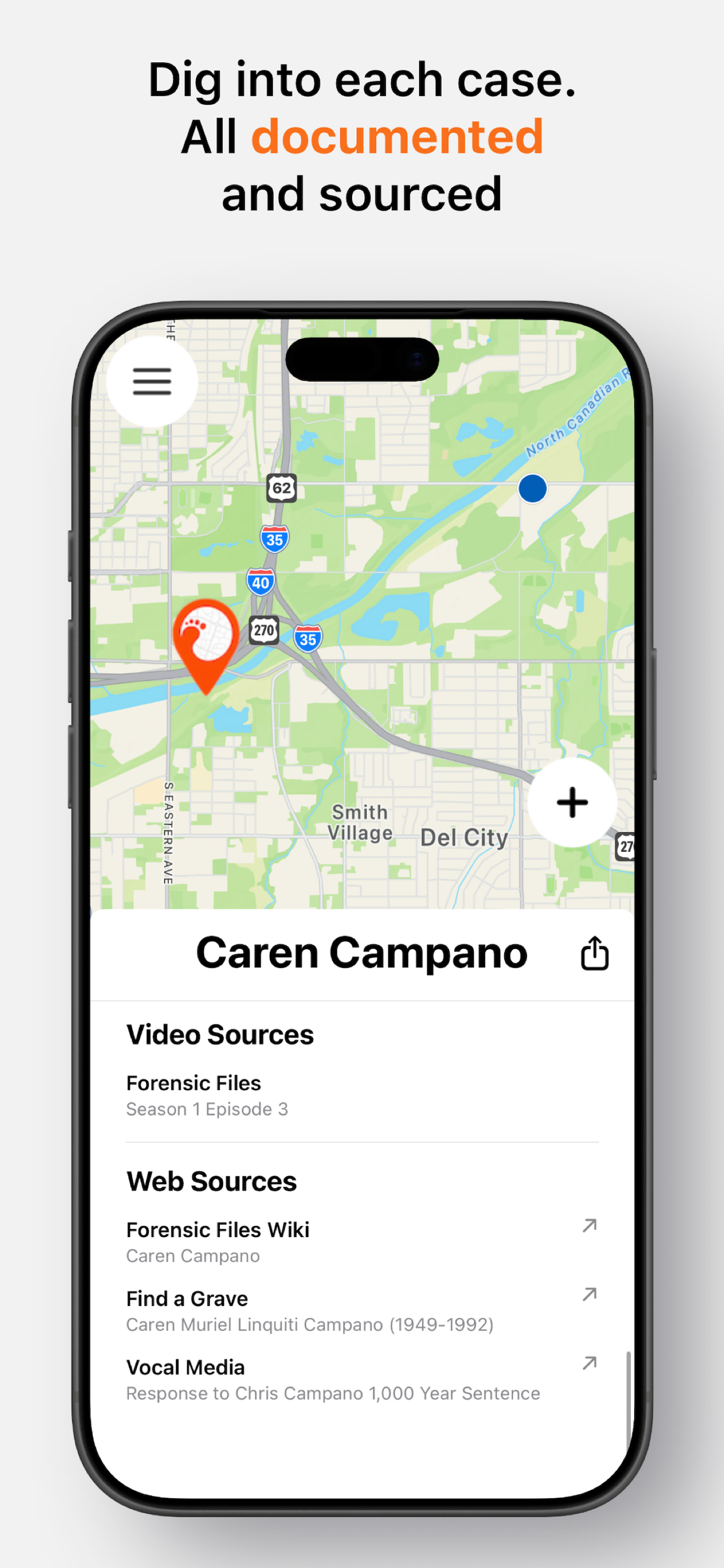 Murder Maps – A True Crime Map screenshot 3