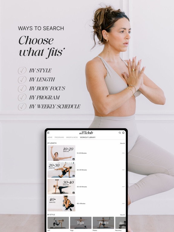 The FITclub by Yami Mufdi iPad screenshot 4 - Health & Fitness app