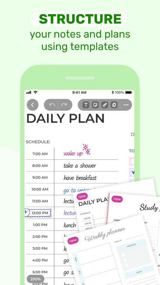 #3. Digital Notebook - Note Taking (iOS) Podle: Appsprings, TOO