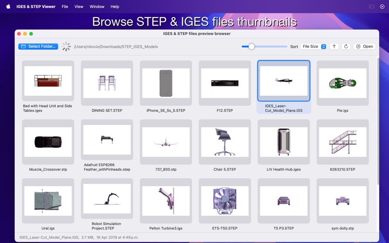 IGES & STEP Viewer