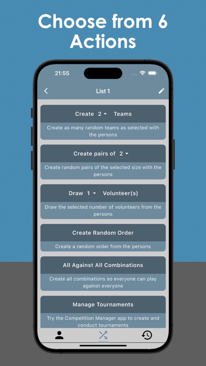 Team Creator & Generator
