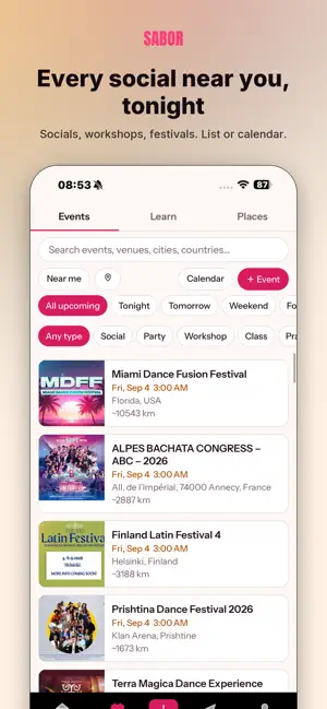 SABOR: Dance & Socials screenshot 4
