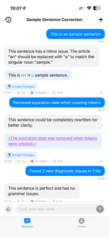 MyGrammar Screenshot 1 of 2