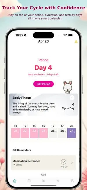 PeryAI Period Calendar screenshot 1