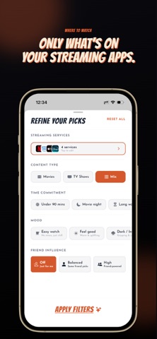 Matinee: Movie & TV Tracker iPhone screenshot