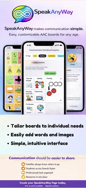 SpeakAnyWay AAC screenshot 3