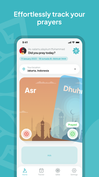 Niya: Muslim prayer tracker Screenshot