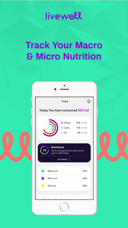 LIVEWELL | NutriCo Tracker screenshot-4