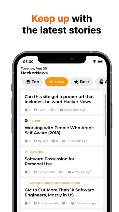 Screenshot #2 pour Hacker News - Social News
