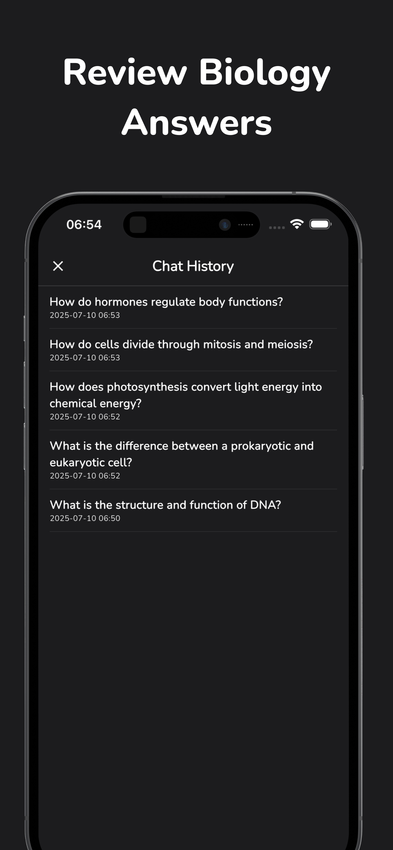 Biology AI: Homework Helper