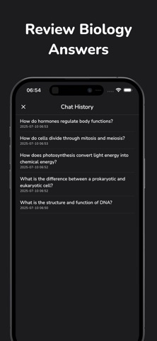 Biology AI: Homework Helper iPhone screenshot