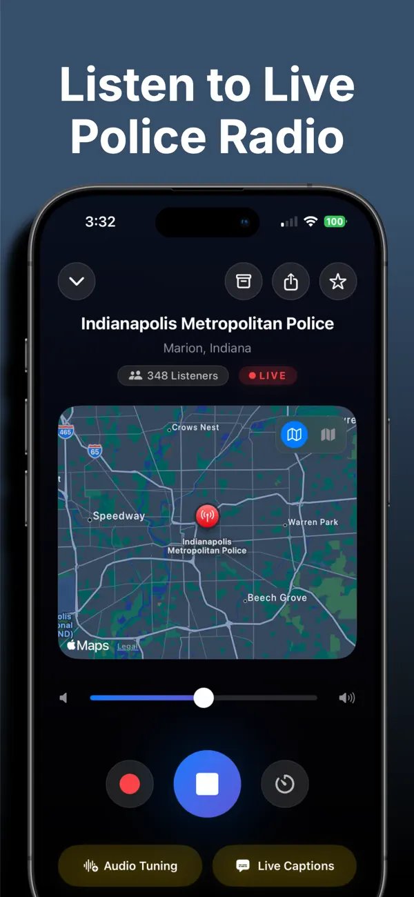 Screenshot #1 pour Police Scanner