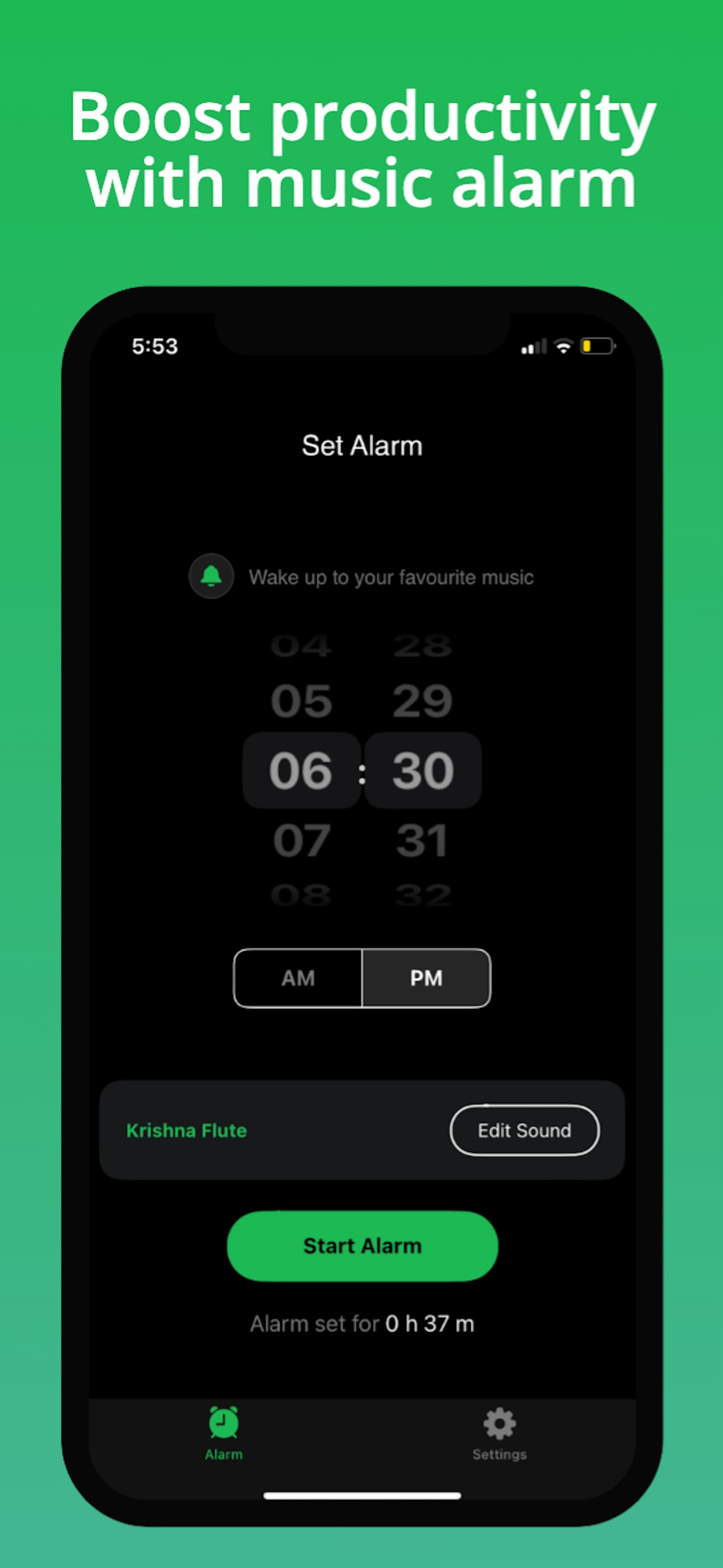 Alarm Clock for Spotify Songs