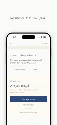 Idiome: One Word a Week Screenshot 2 of 5