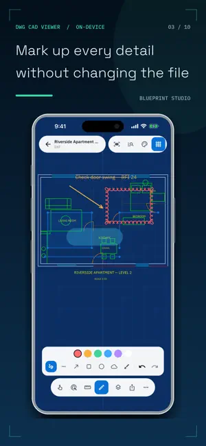 DWG CAD Viewer: DXF, STL screenshot 3