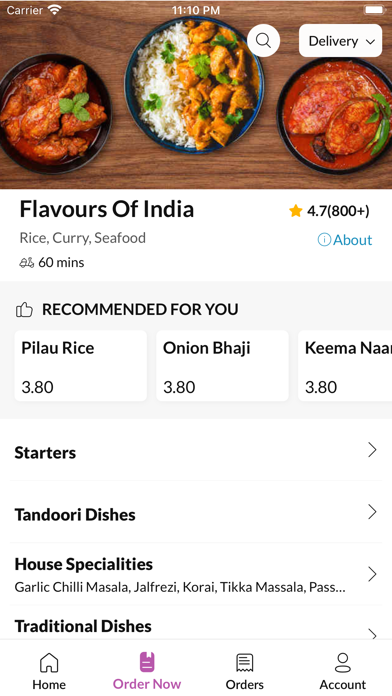Flavours Of India YstradMynach Screenshot