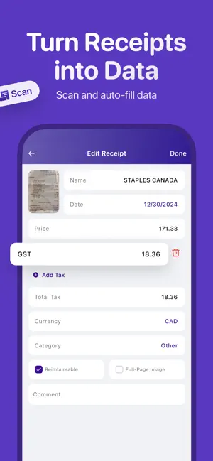 Smart Receipts: Expenses & Tax screenshot 4