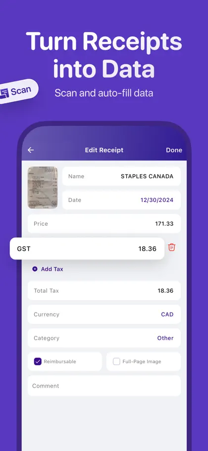 Smart Receipts: Expenses & Tax screenshot 4 of 6