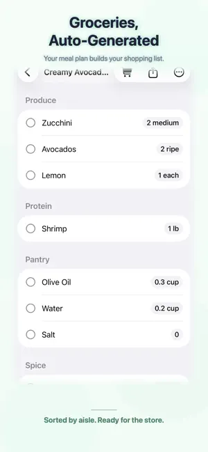 MealCart: Meal Planner & List screenshot 4