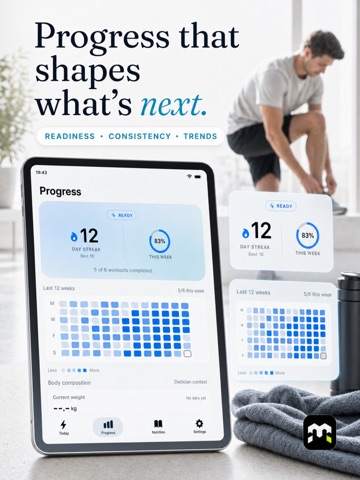Milo: Adaptive Fitness Coach iPad screenshot