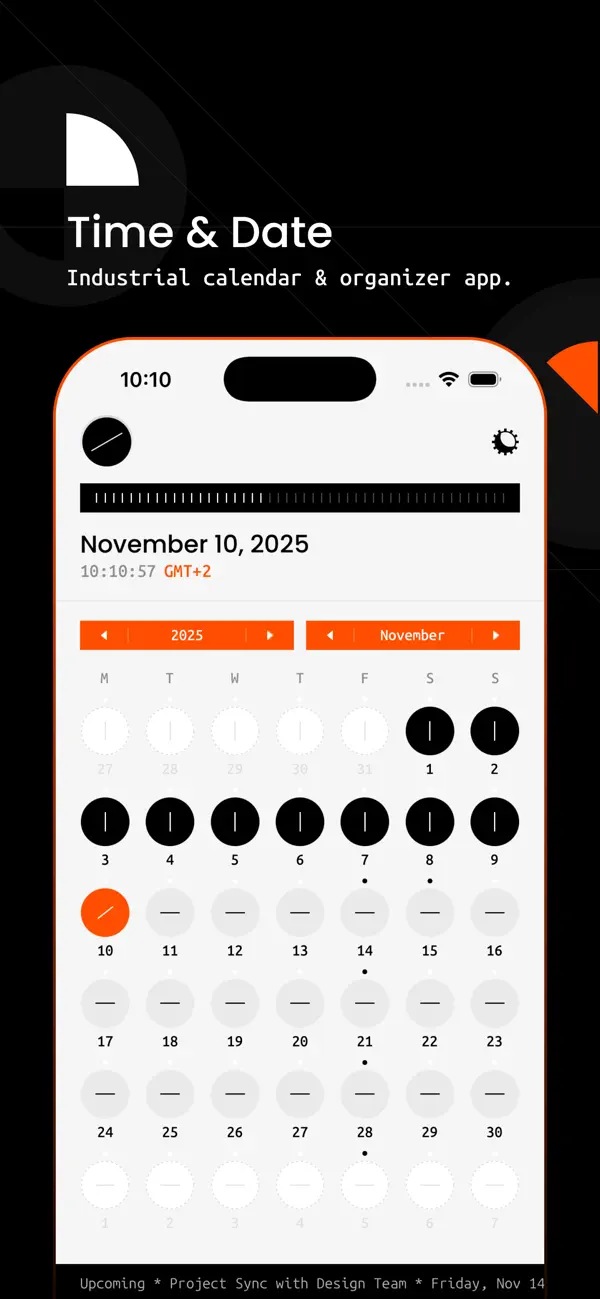 #1. Time & Date (iOS) Von: Cristian Radu