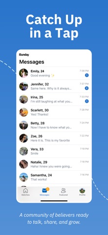 iSunday: Christian Dating App iPhone screenshot