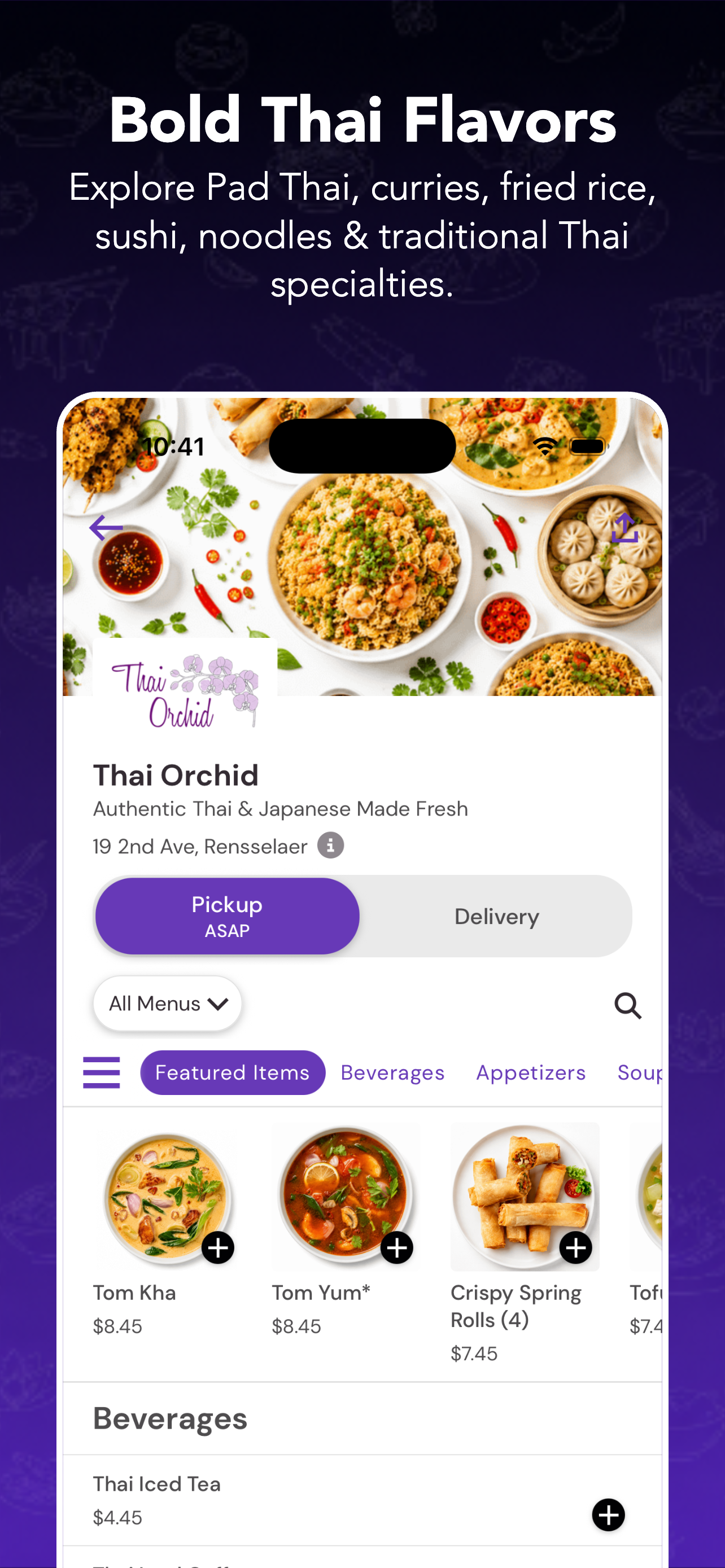 Thai Orchid Albany screenshot 2