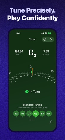 Guitar Wiz - Tuner & Chords iPhone screenshot 2