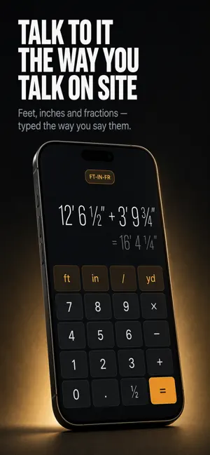 Feet Inch Fraction Calculator screenshot 4