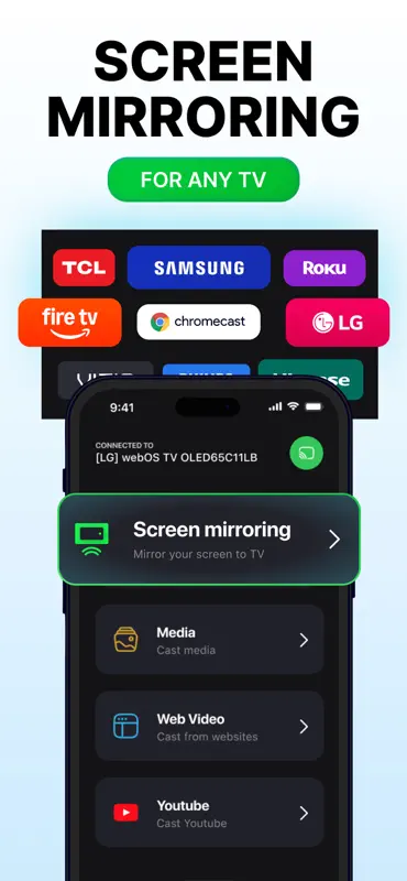 Screen Mirror · Smart TV Cast screenshot 1 of 6