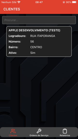 Conecte Infra app screenshot