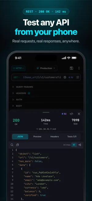 ReqPad - API Client & Tester screenshot 1
