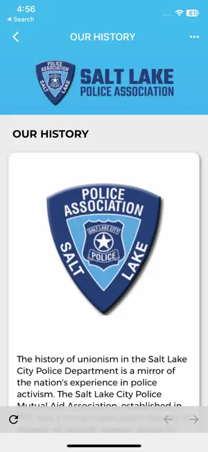 Salt Lake Police Assoc. screenshot 4