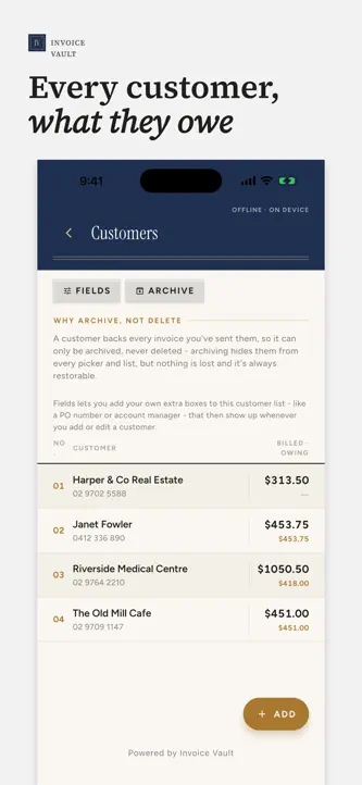 Invoice Vault screenshot 5