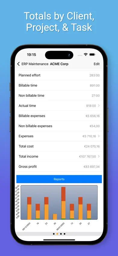 Cube Time & Expenses Pro screenshot 4