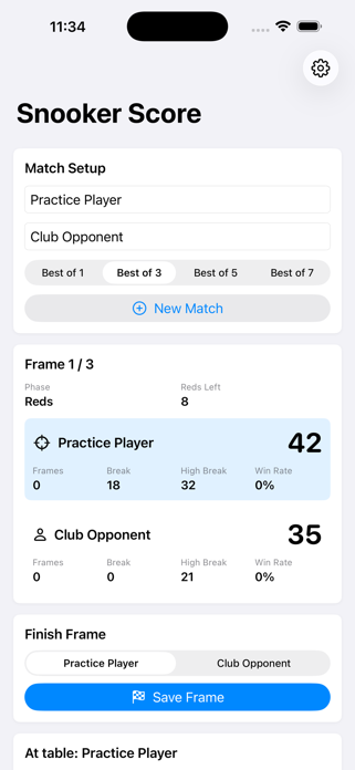 Snooker Score & Practice2026 Screenshot 2 of 3