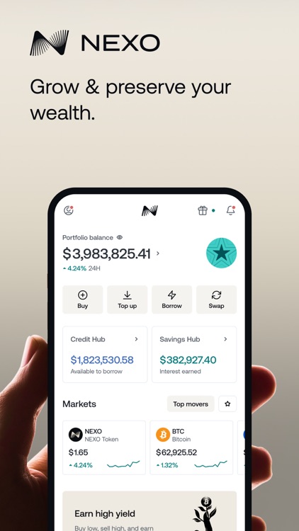 Nexo: Crypto Wealth Platform screenshot-0