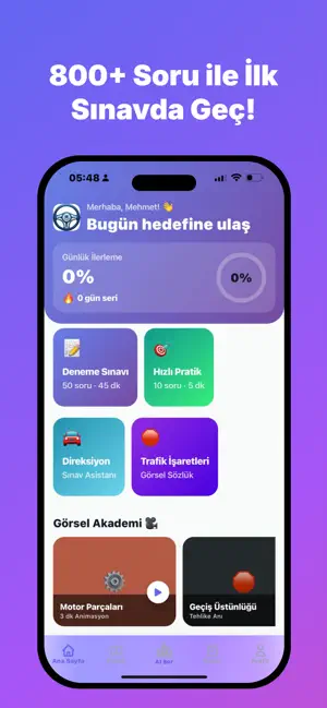 Ehliyet Sınav Pro 2026: Test screenshot 1