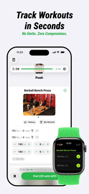 Easy Reps: Gym Workout Tracker screenshot 1