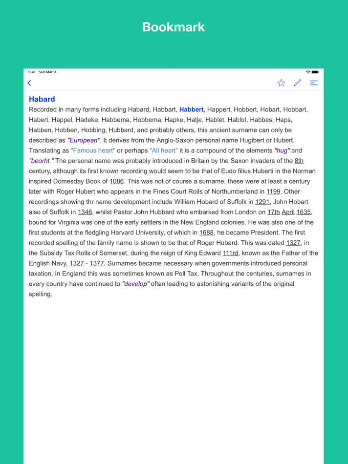 #3. Surname & Name Dictionary (iOS) 由: Bui Hoai Trang