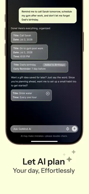 GoMindAI:To-Do List & Calendar screenshot 2