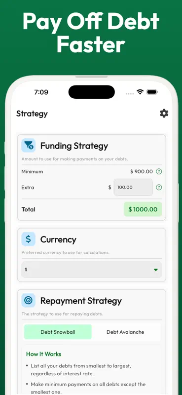 Debt Guide - Payoff Planner screenshot 6 of 7