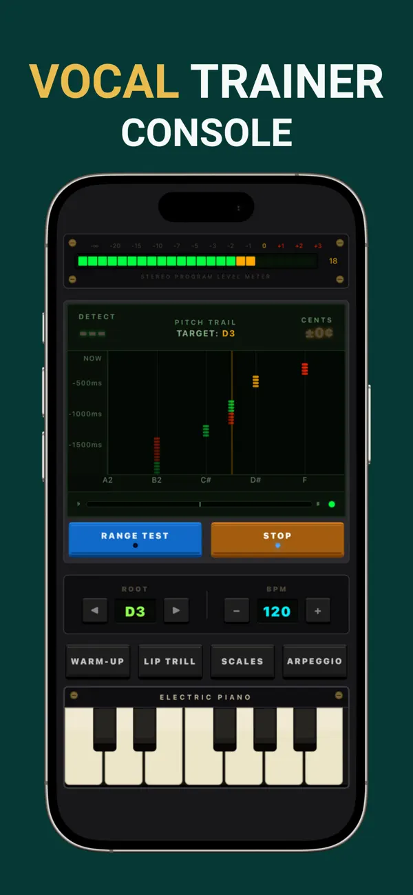 #1. Vocal Trainer Console (iOS) By: Batikan Bozkurt Kursat